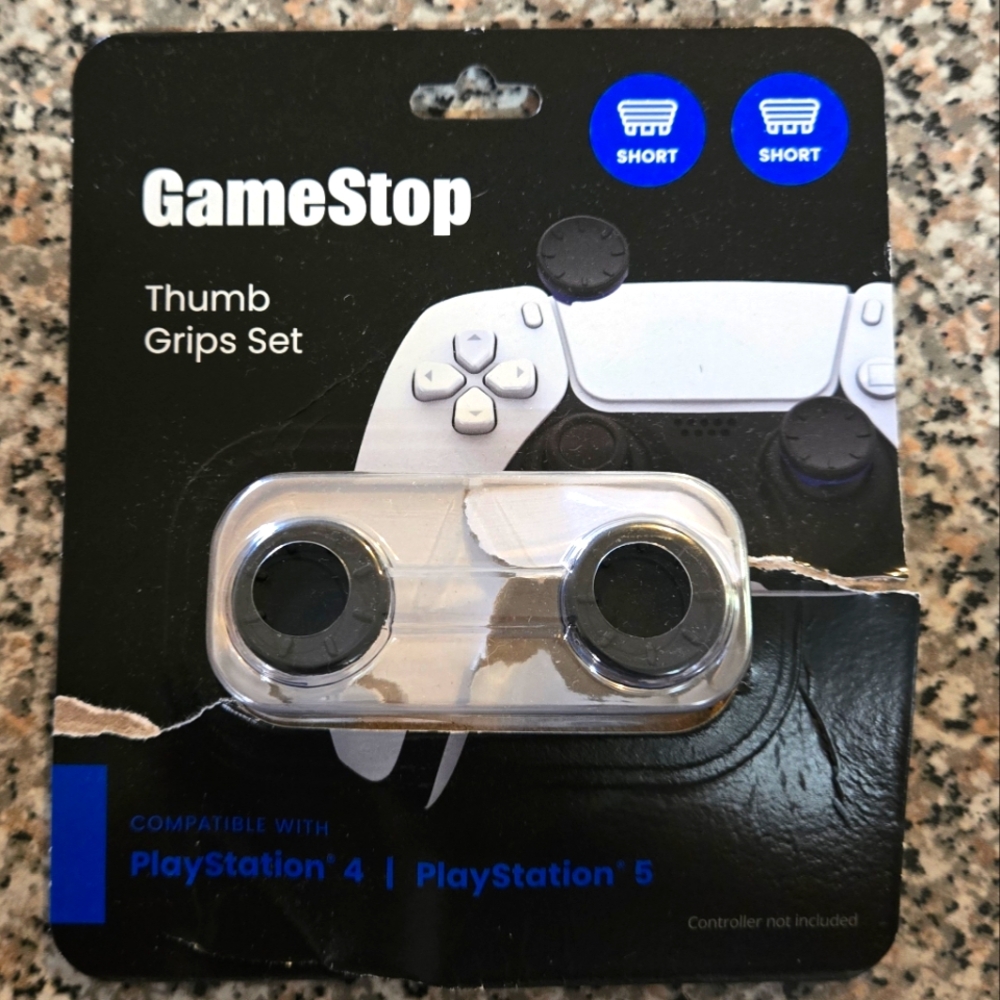 Thumb Grips Set for PlayStation 4 & 5 - Black